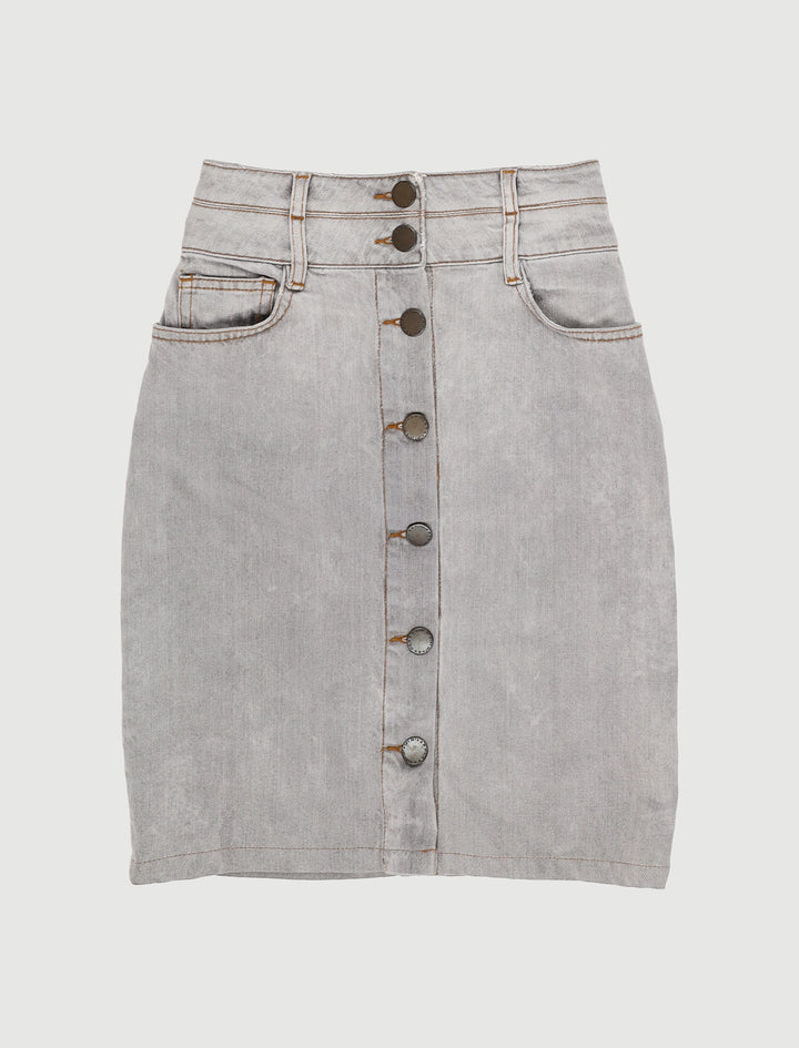 Jupe Crayon En Jean - Taille XS/34