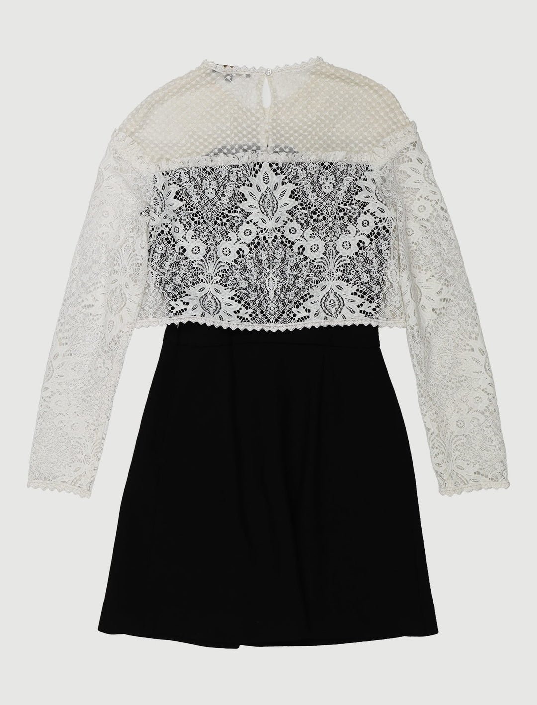 Robe Avec Dentelle Et Plumetis - Taille S/36