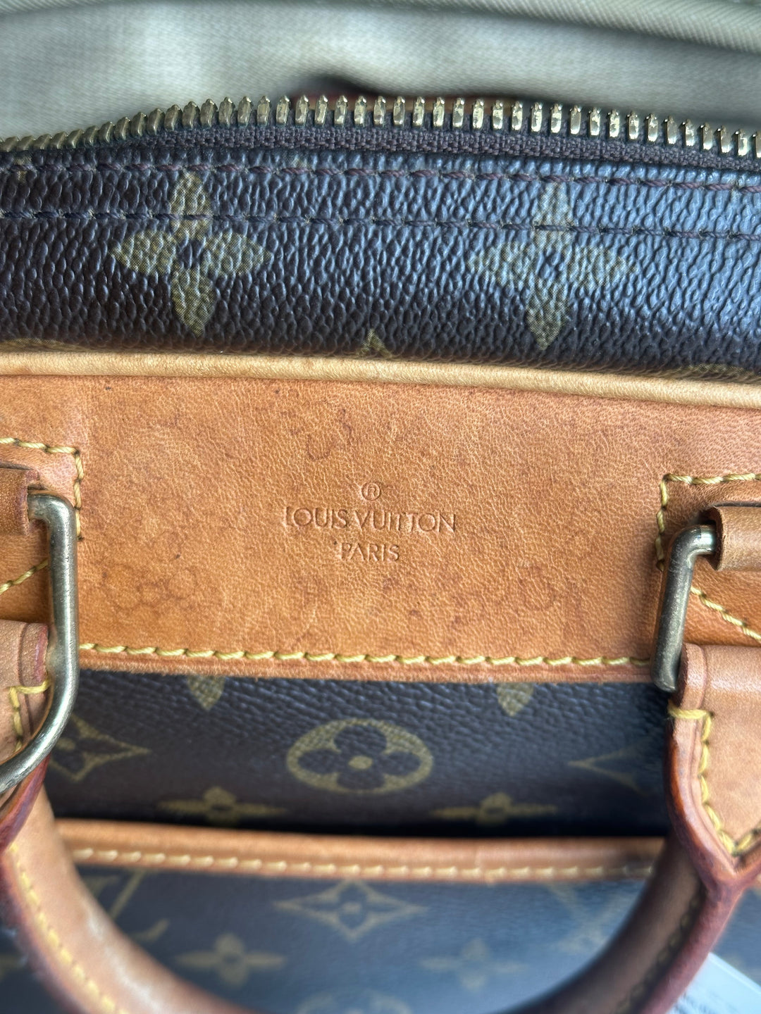 Louis Vuitton Trouville Handbag Monogram Canvas