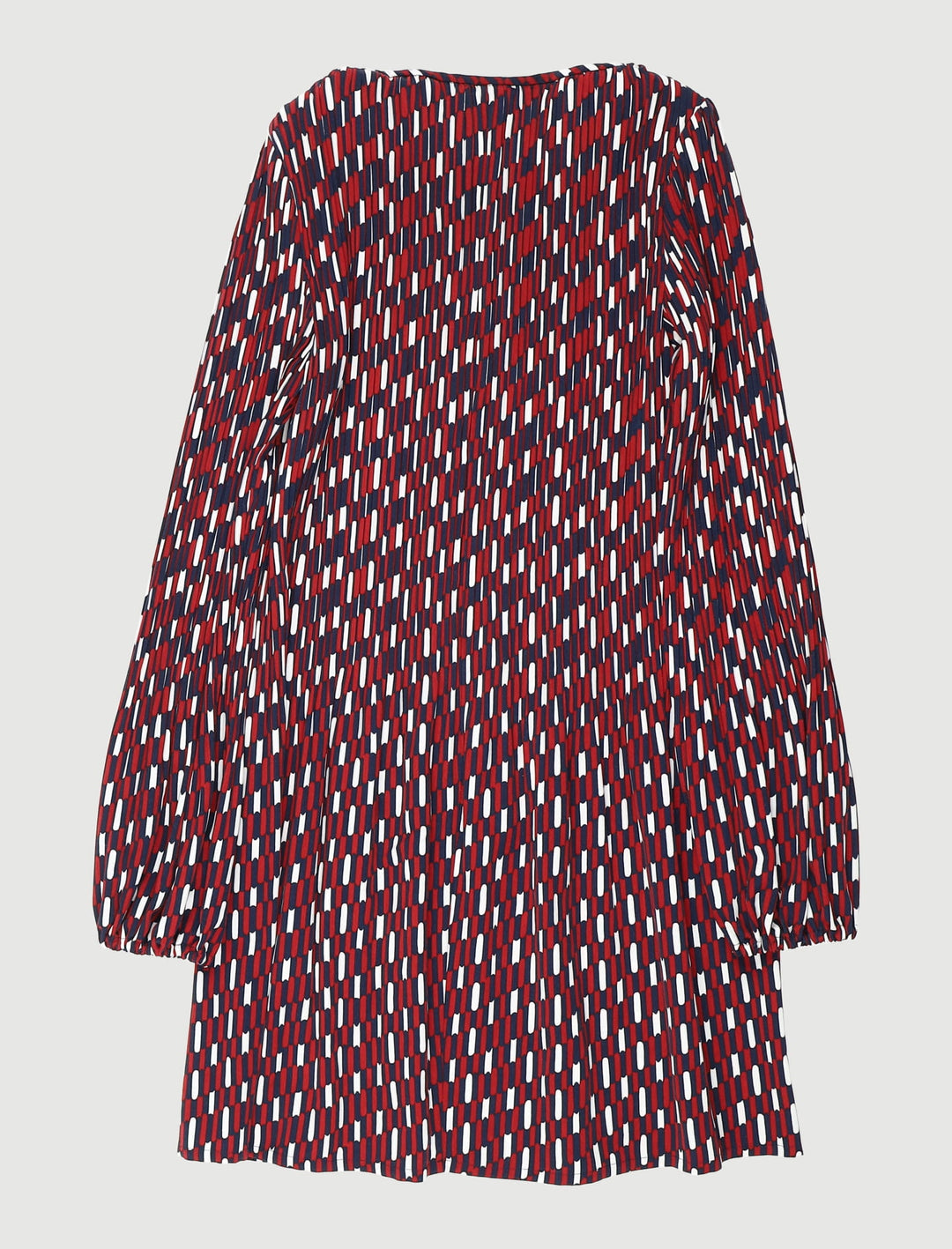 Robe Blouse Plissee Imprime Imprime - Taille S/36