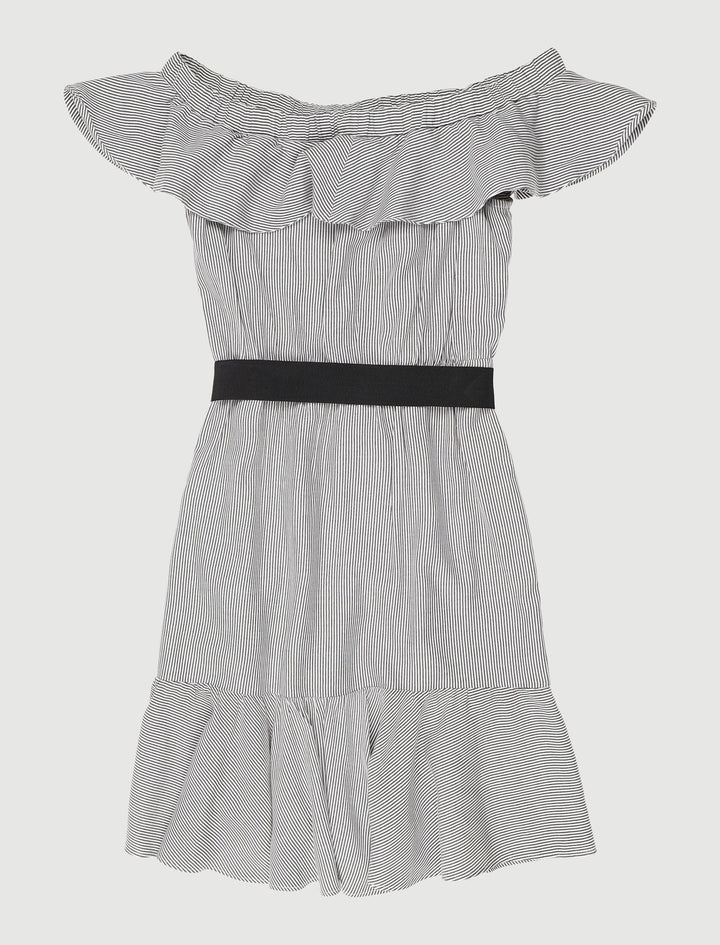 Robe Courte À Rayures - Taille S/36