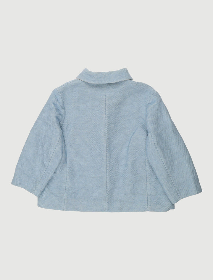 Veste Courte En Tissu Natté - Taille S/36