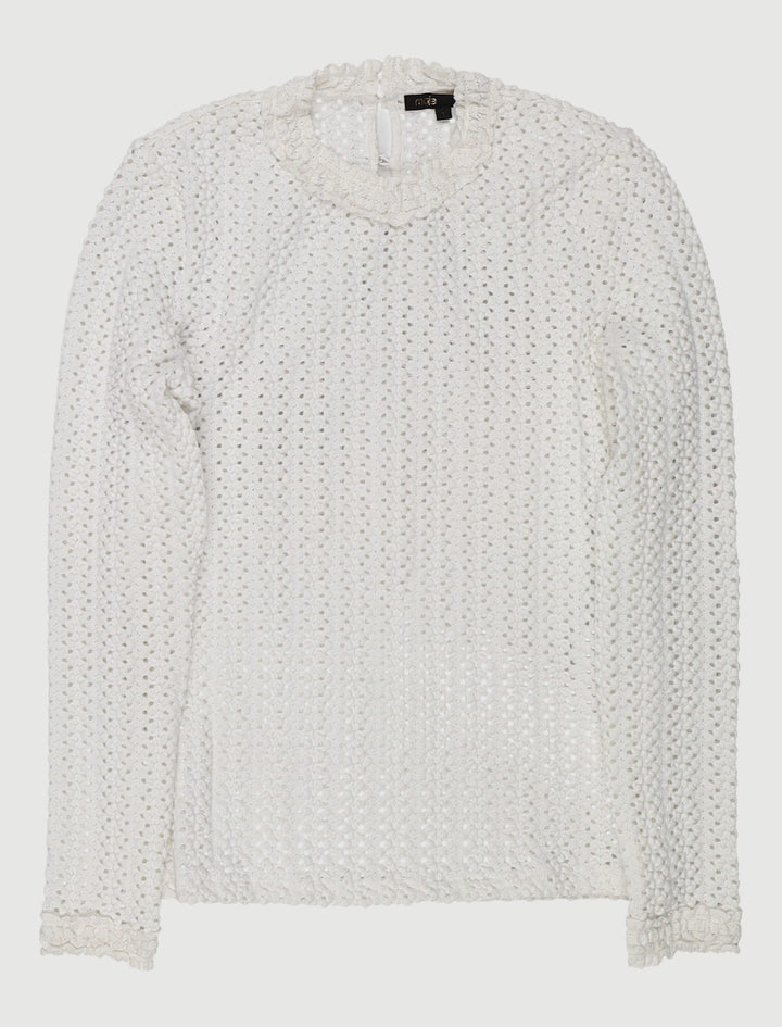 Top En Mix De Broderie - Taille S/36