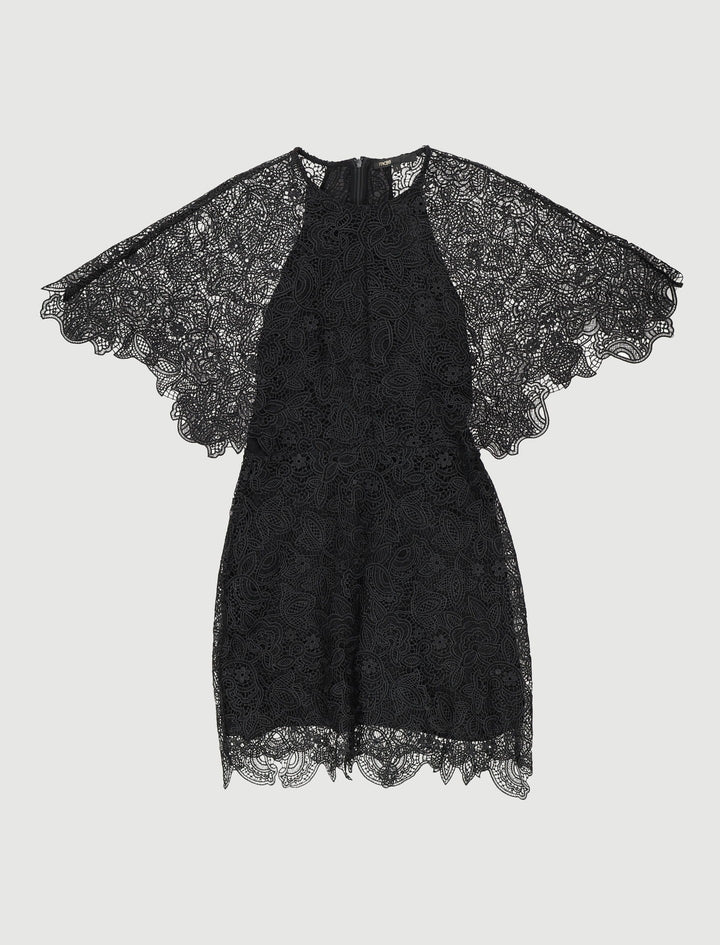 Robe Courte En Guipure - Taille S/36