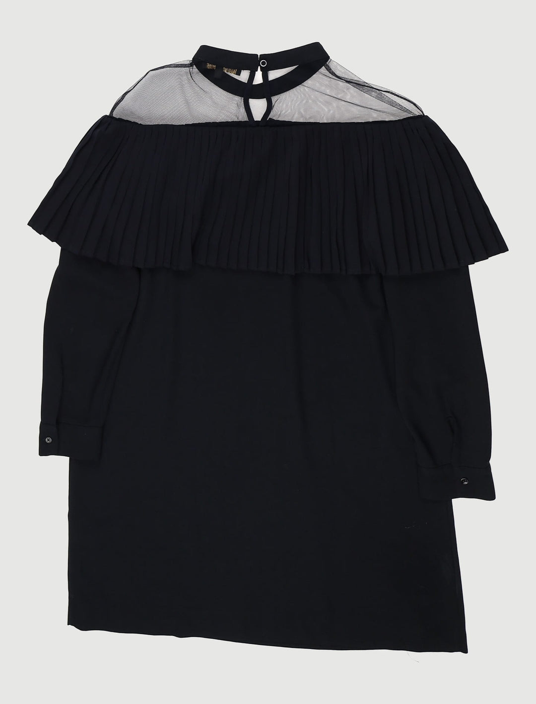 Robe Avec Volant Plissé En Crêpeâ - Taille L/40