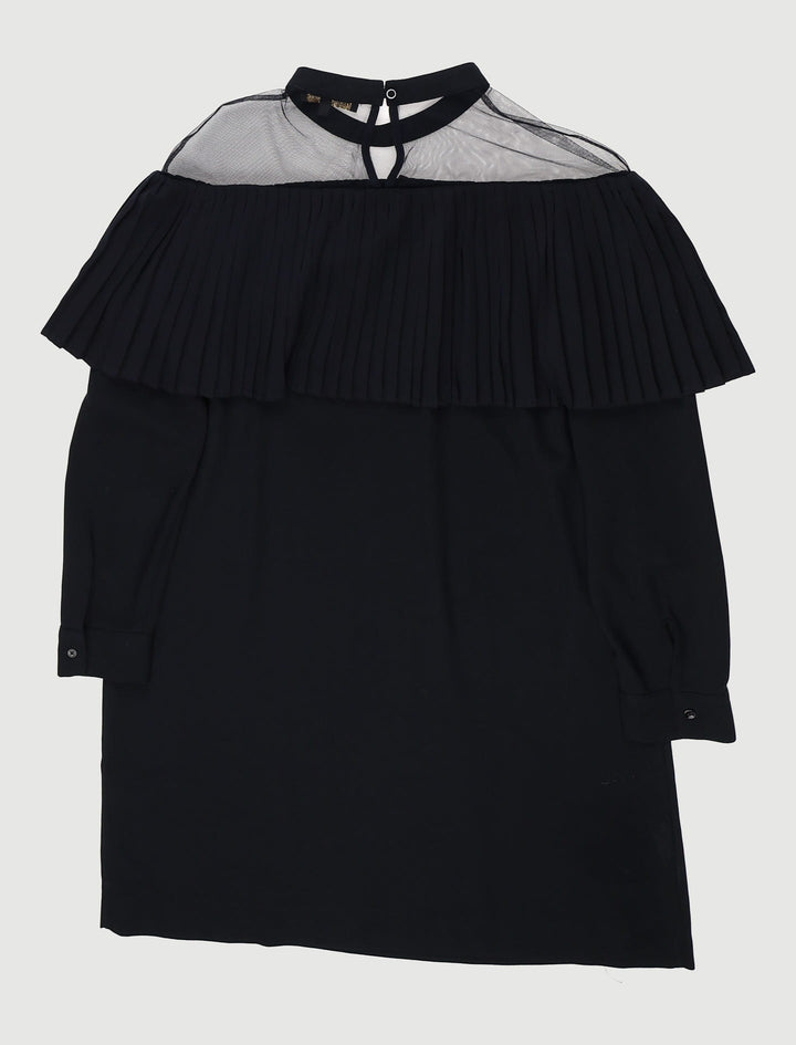 Robe Avec Volant Plissé En Crêpeâ - Taille L/40