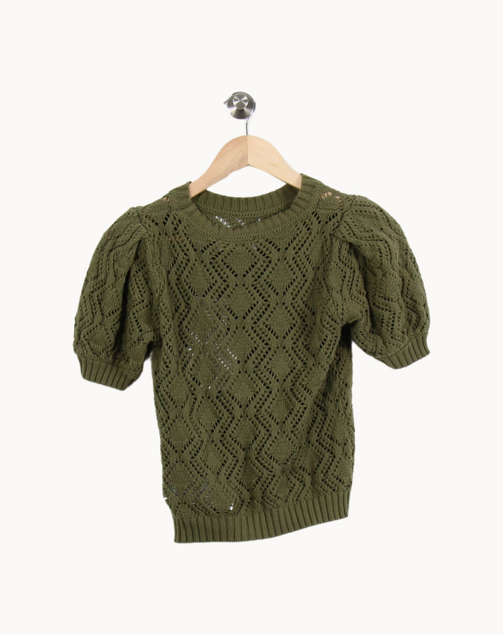 Pull Vert - Taille S/36 de la marque La Petite Etoile | PARAD69522 - Vendu par Paradigme - Image 4