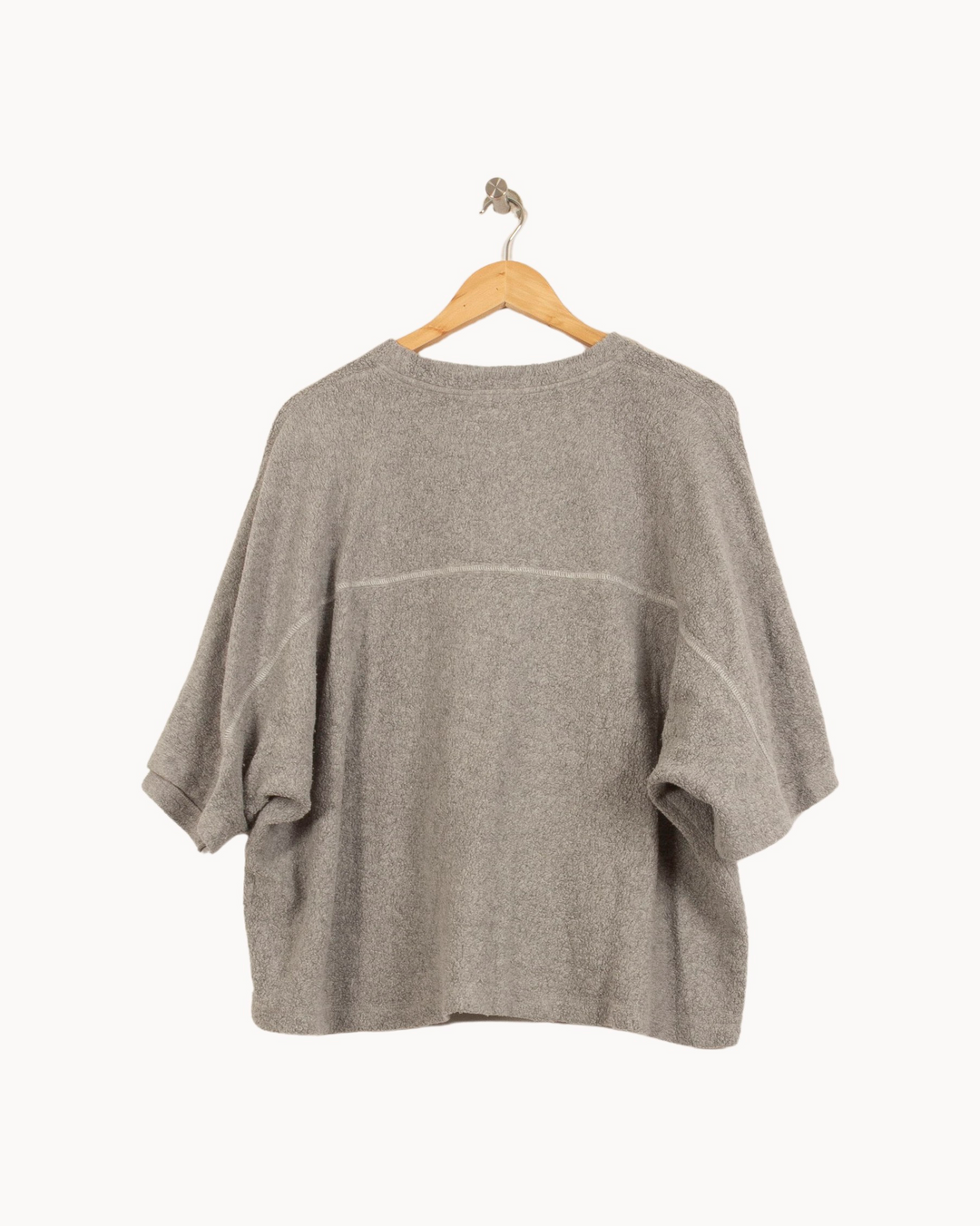 Sweatshirt Gris - Taille L/40 de la marque American Vintage | PARAD66483 - Vendu par Paradigme - Image 4