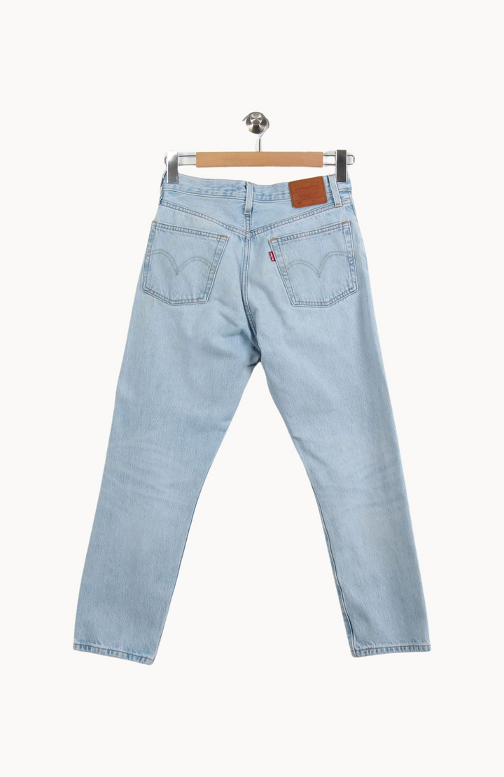 Jean Droit Bleu Clair - Taille S/36 de la marque Levi's | PARAD51674 - Vendu par Paradigme - Image 4
