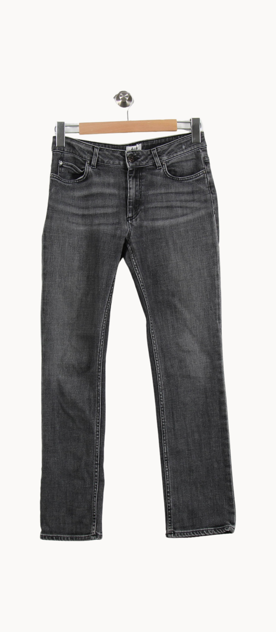 Jean Gris - Taille L/40 de la marque Acne Studios | PARAD66874 - Vendu par Paradigme - Image 2