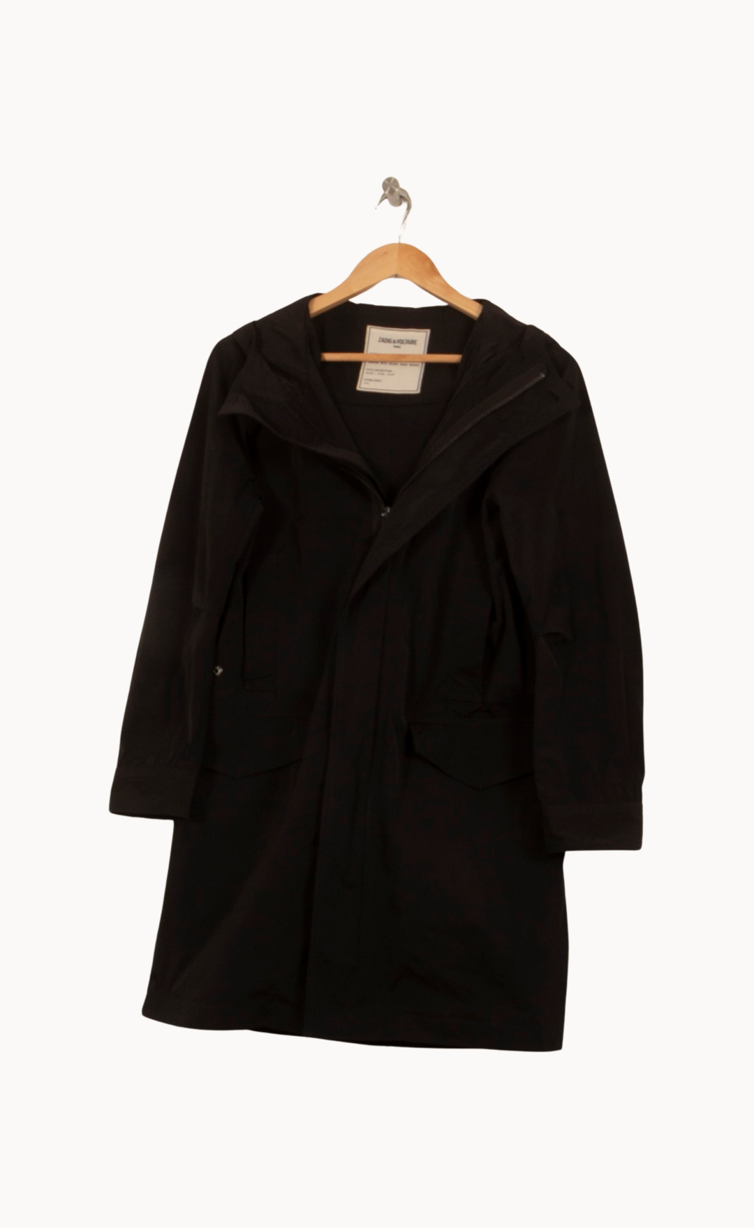 Parka Noire - Taille S/36 de la marque Zadig&Voltaire | PARAD53082 - Vendu par Paradigme - Image 2