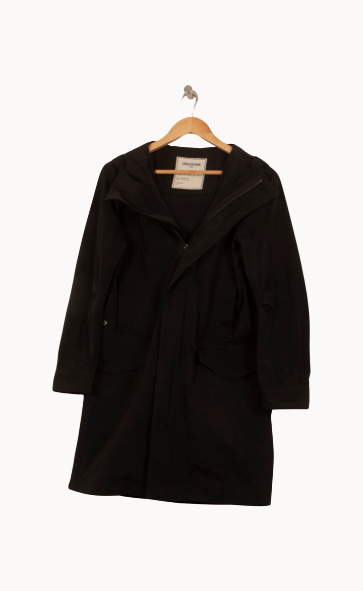 Parka Noire - Taille S/36 de la marque Zadig&Voltaire | PARAD53082 - Vendu par Paradigme - Image 2
