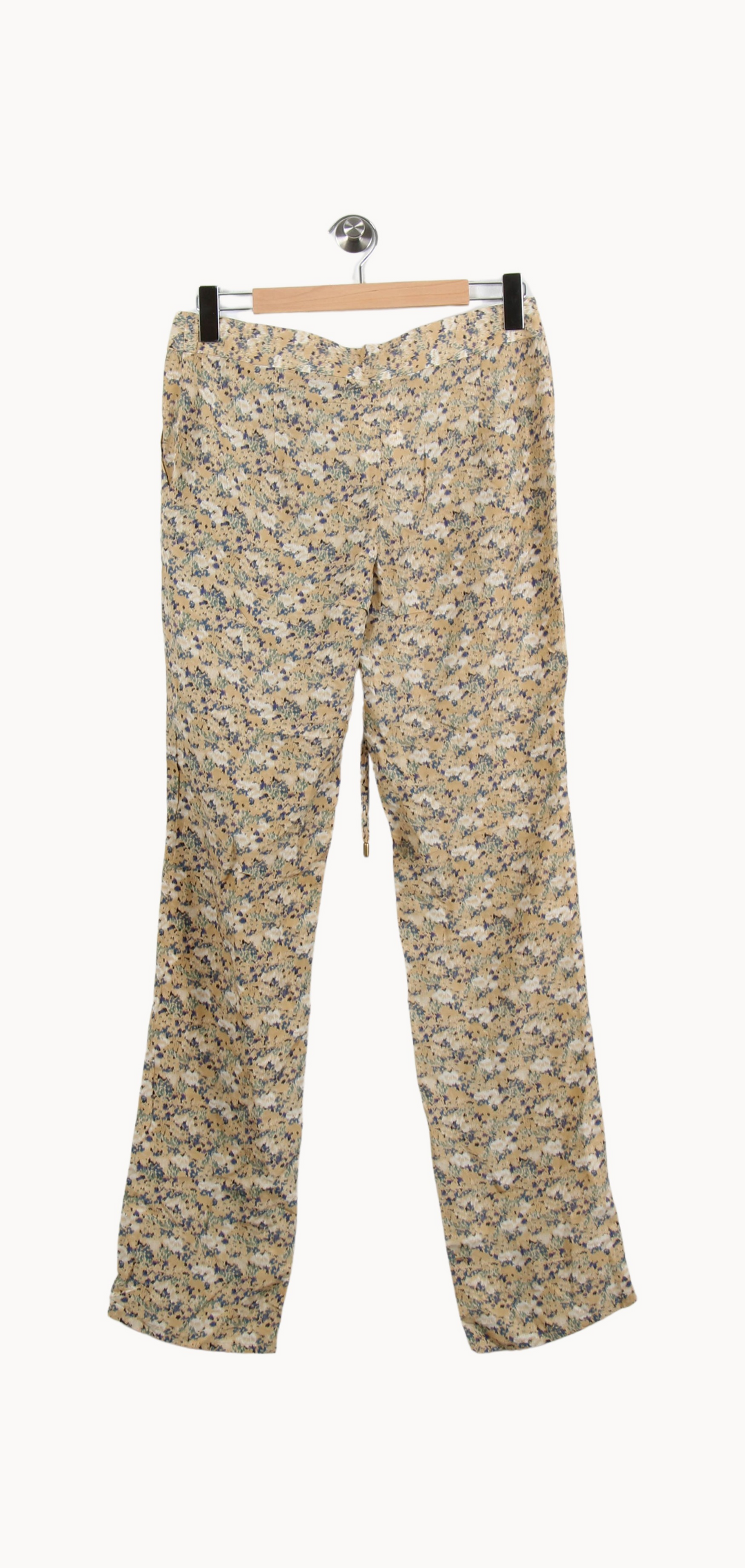Pantalon Fleuri Beige et Bleu - Taille S/36 de la marque ba&sh | PARAD69519 - Vendu par Paradigme - Image 4