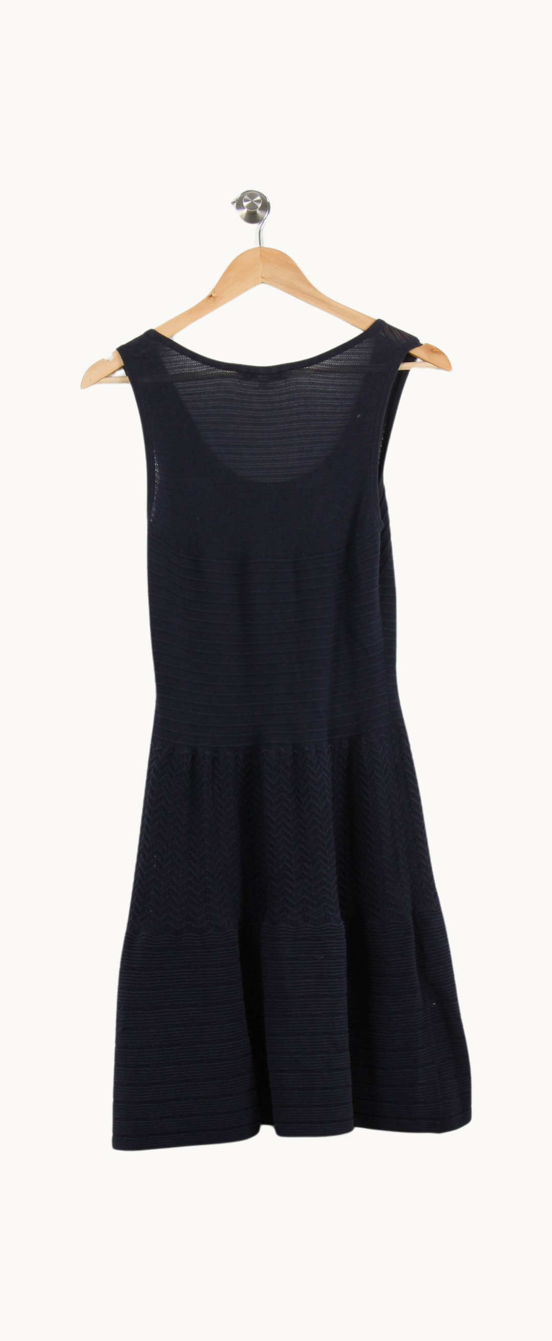 Robe Patineuse Bleue - Taille M/38 de la marque Sandro | PARAD69515 - Vendu par Paradigme - Image 4