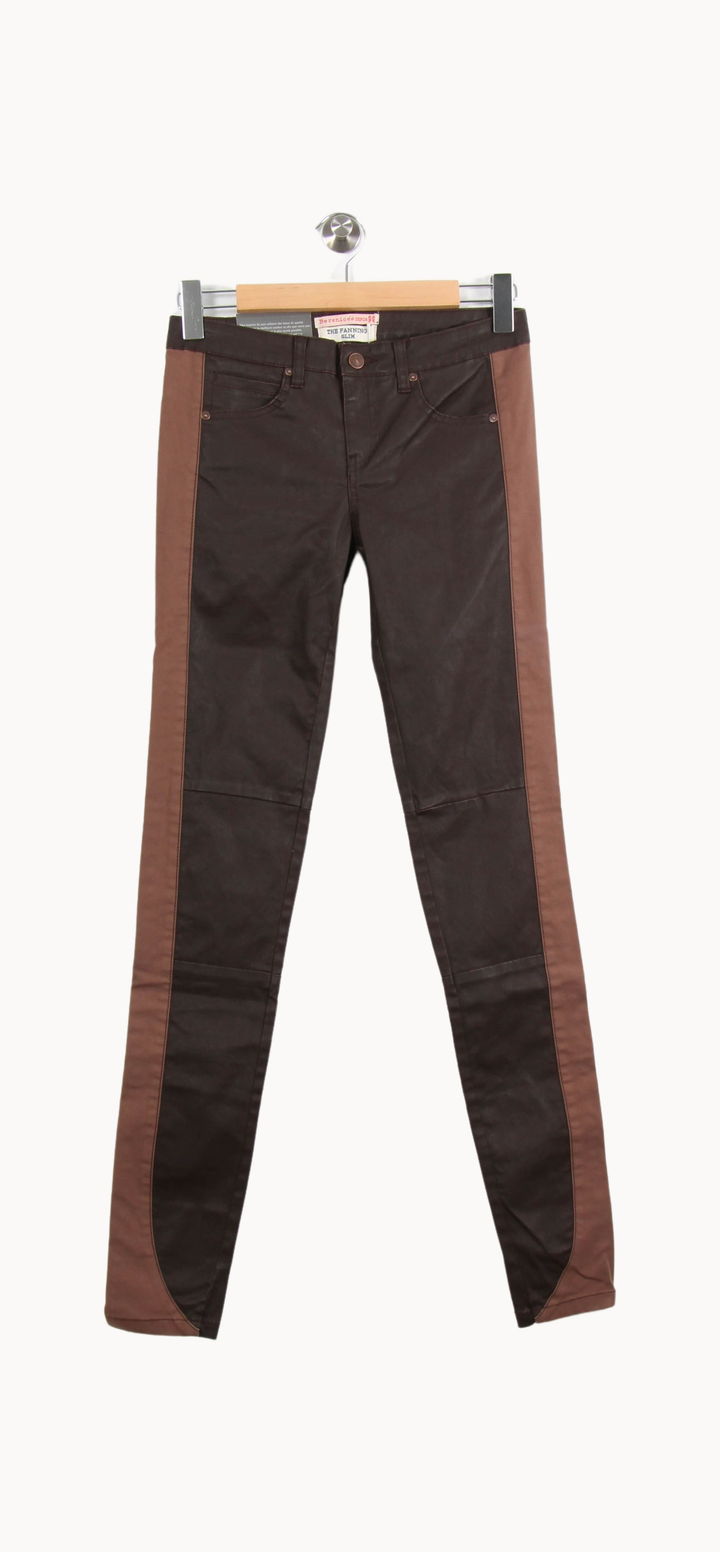 Pantalon Marron et Marron Clair - Taille S/36 de la marque Bérénice | PARAD62952 - Vendu par Paradigme - Image 2