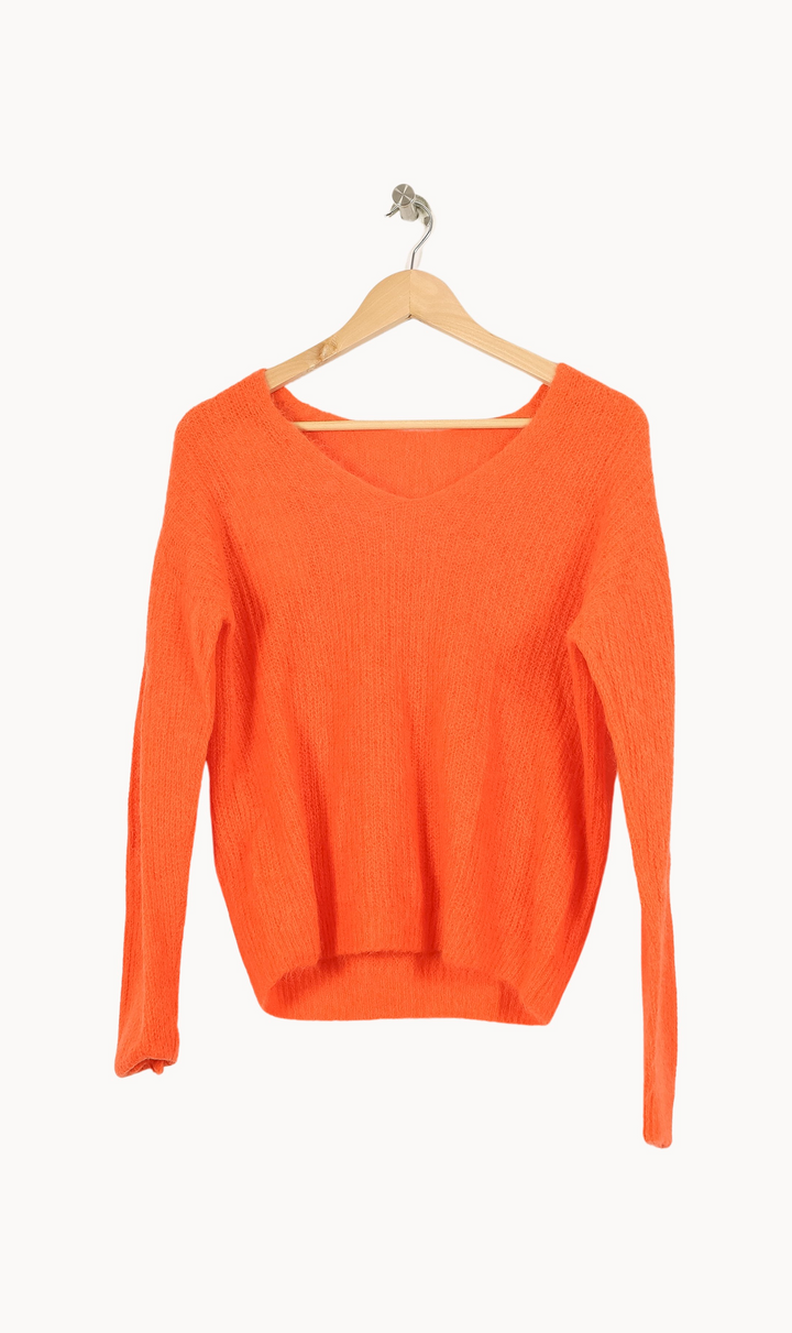 Pull Orange - Taille XS/34 de la marque Imprevu | PARAD67537 - Vendu par Paradigme - Image 4