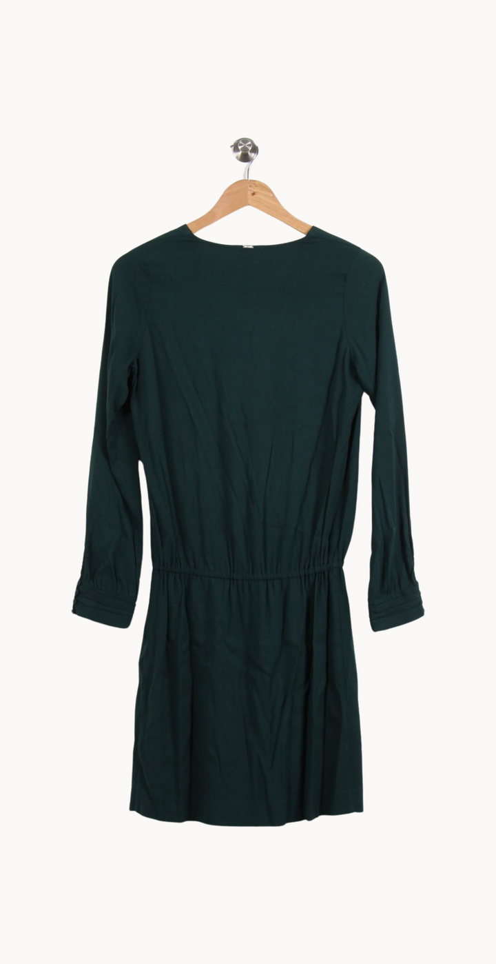 Robe portefeuille verte - Taille XS/34 de la marque IKKS | PARAD67373 - Vendu par Paradigme - Image 4
