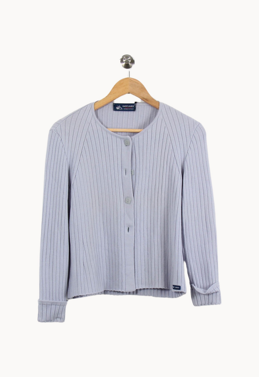 Cardigan Bleu - Taille L/40 de la marque Saint James | PARAD36089 - Vendu par Paradigme - Image 2