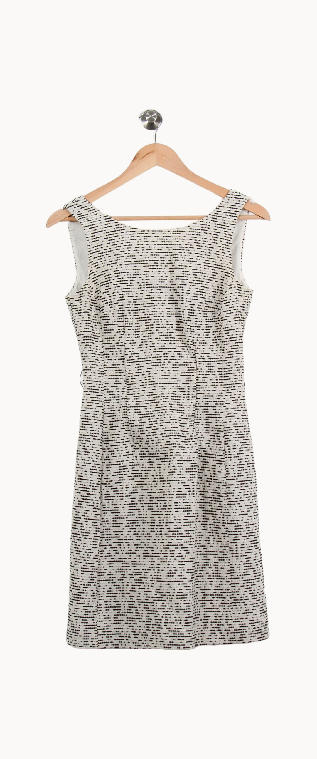Robe Droite Blanche et Noire - Taille S/36 de la marque Maison 123 | PARAD69195 - Vendu par Paradigme - Image 2