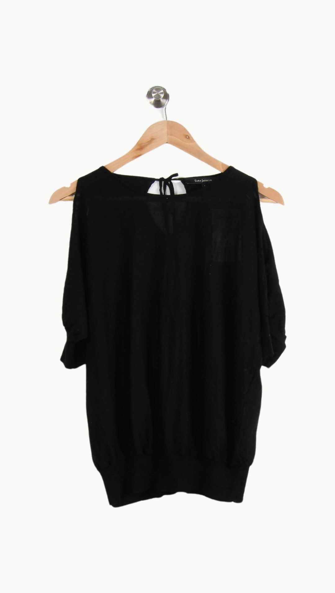 Pull Noir - Taille L/40 de la marque Tara Jarmon | PARAD39772 - Vendu par Paradigme - Image 2
