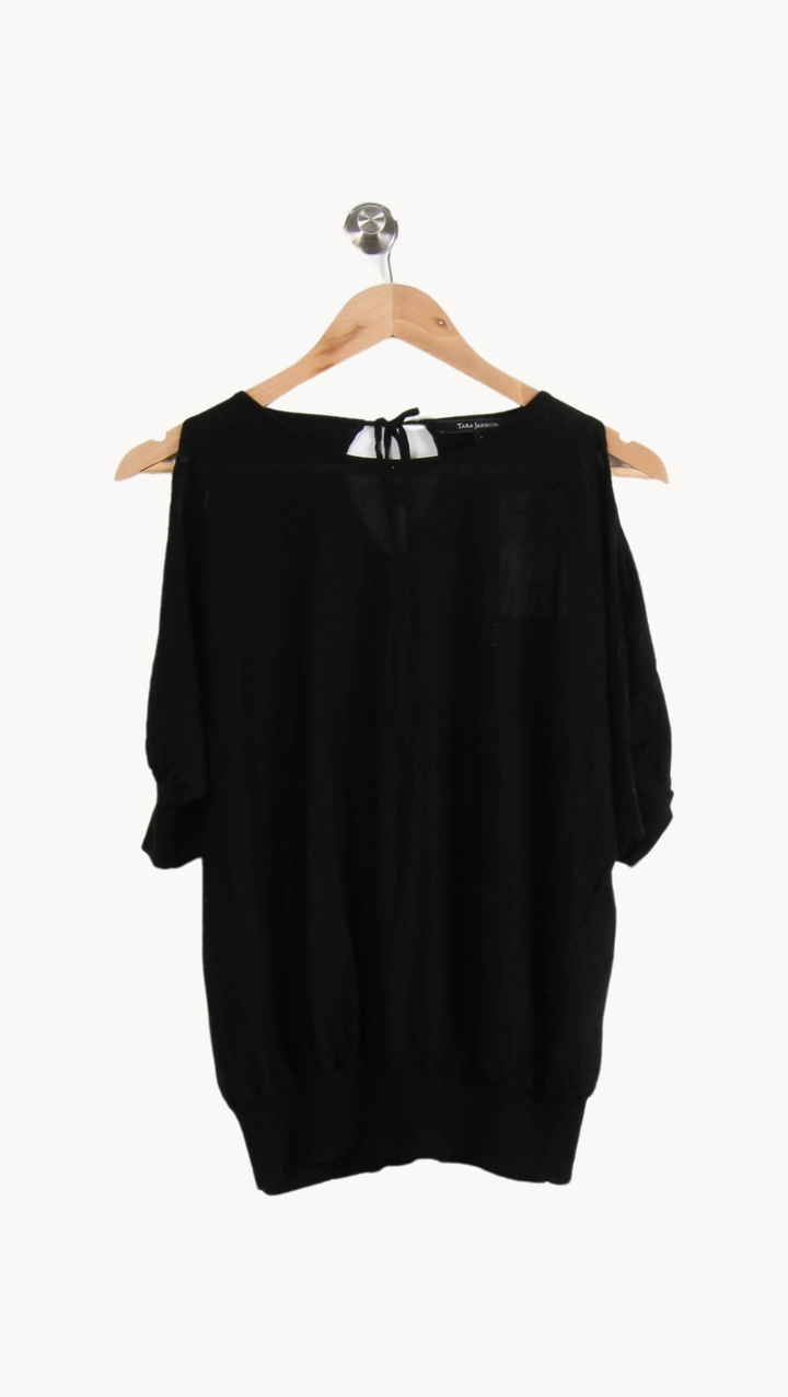 Pull Noir - Taille L/40 de la marque Tara Jarmon | PARAD39772 - Vendu par Paradigme - Image 2