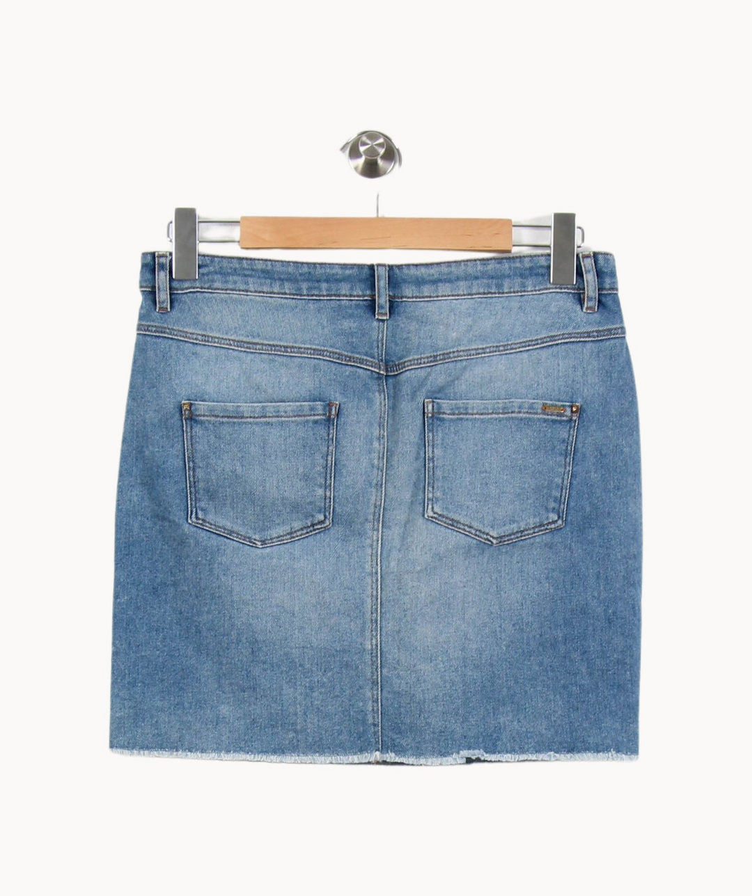 Jupe Courte Bleu et Rouge - Taille M/38 de la marque I.Code | PARAD67036 - Vendu par Paradigme - Image 4