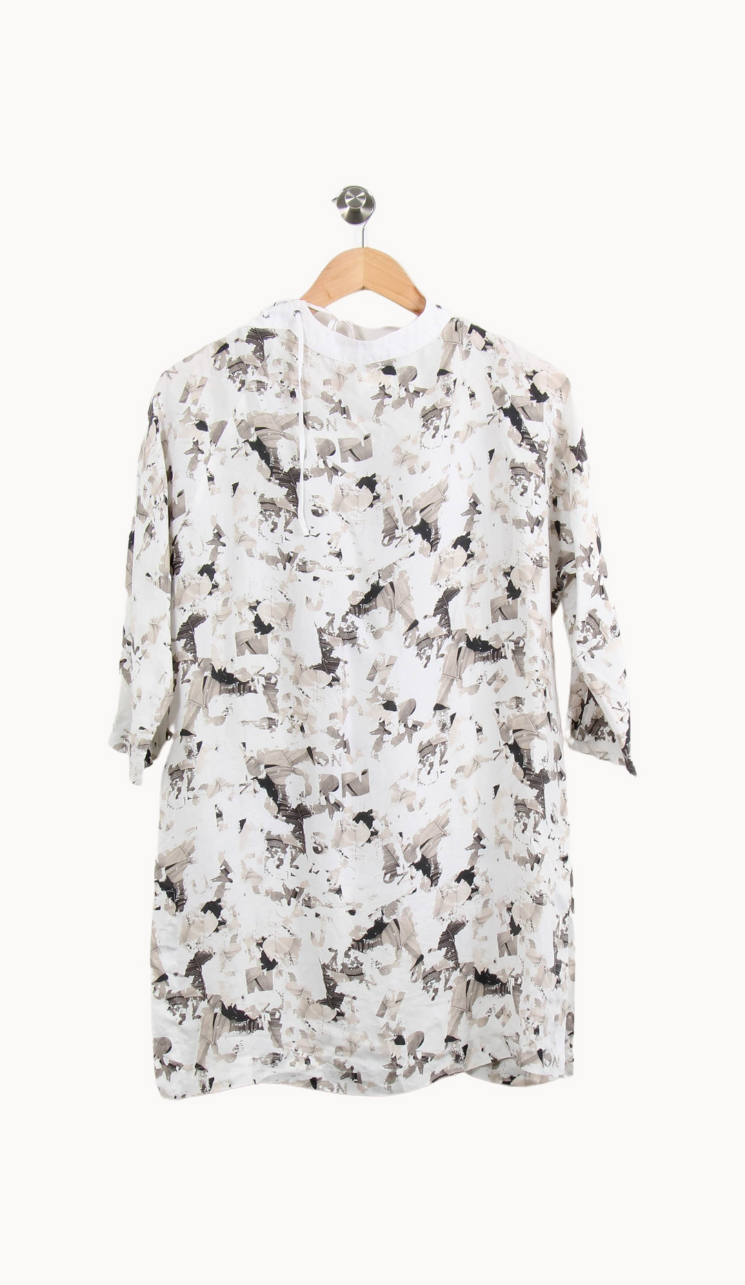 Robe Courte Blanche et Noire - Taille M/38 de la marque Max Mara | PARAD65176 - Vendu par Paradigme - Image 4