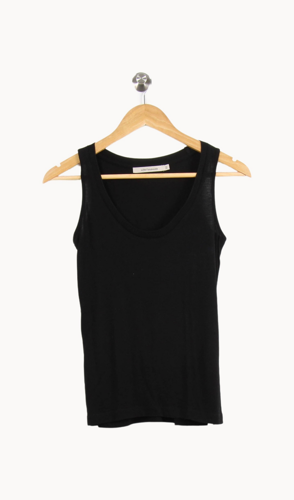 Débardeur Noir - Taille XS/34 de la marque La Fée Maraboutée | PARAD64305 - Vendu par Paradigme - Image 2