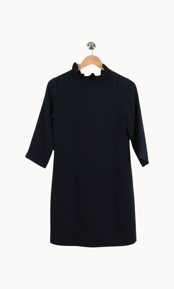 Robe Courte Bleue - Taille XS/34 de la marque Claudie Pierlot | PARAD55614 - Vendu par Paradigme - Image 4