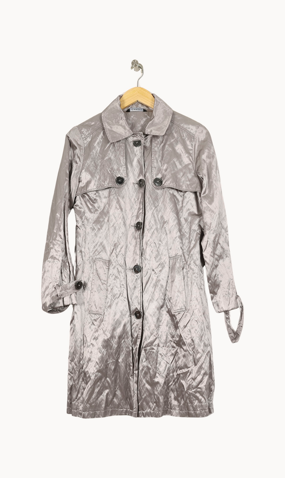 Trench Beige - Taille L/40 de la marque Caroll | PARAD52929 - Vendu par Paradigme - Image 2