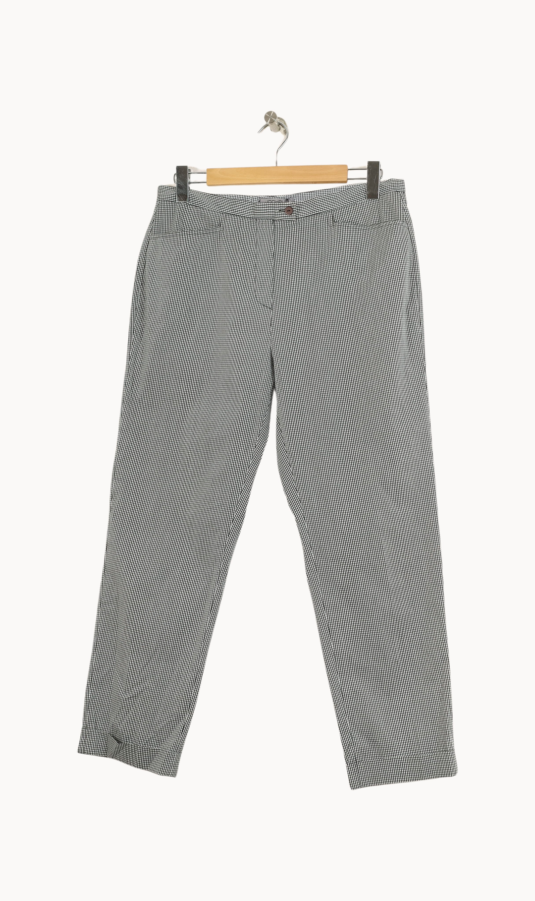 Pantalon À Carreaux Noir et Blanc - Taille XL/42 de la marque Galeries Lafayette | PARAD35562 - Vendu par Paradigme - Image 2