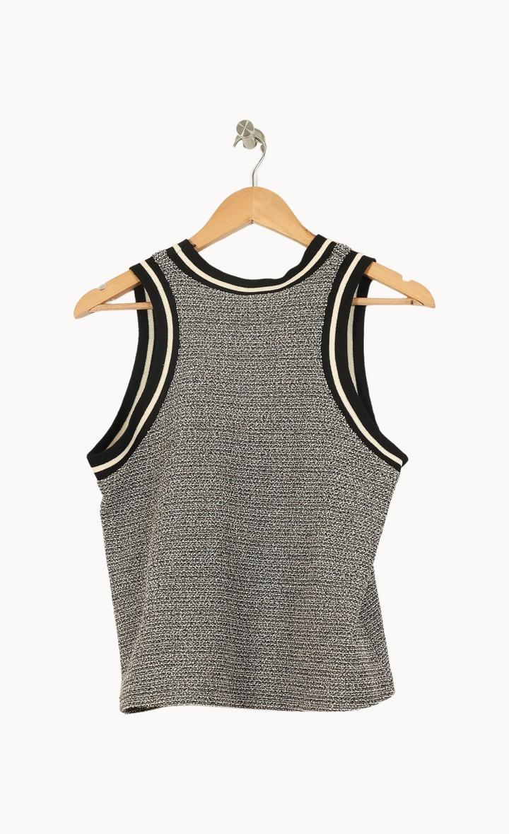 Débardeur Noir et Blanc - Taille XS/34 de la marque Imprevu | PARAD67591 - Vendu par Paradigme - Image 4
