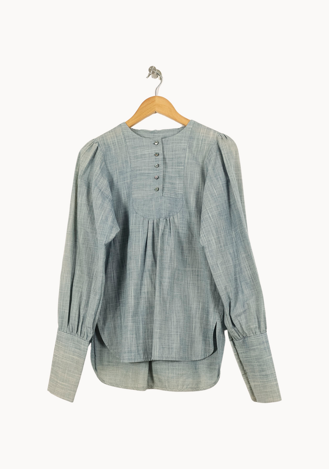 Blouse Bleue - Taille S/36 de la marque Ines de la Fressange Paris | PARAD67919 - Vendu par Paradigme - Image 2