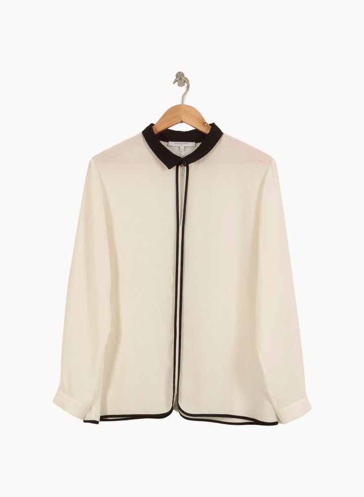 Chemise Blanche et Noire - Taille XXL/44 de la marque Gerard Darel | PARAD53580 - Vendu par Paradigme - Image 2