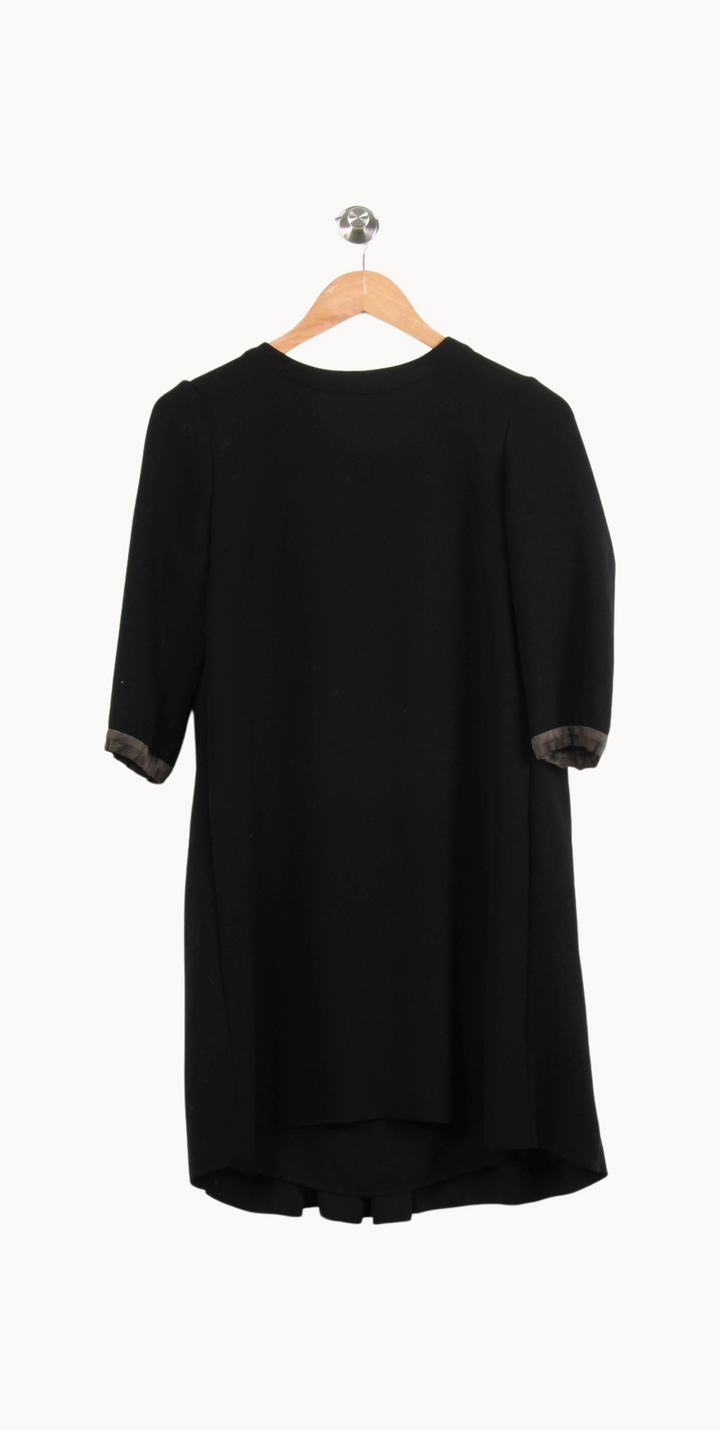Robe Plissée Noire - Taille M/38 de la marque Claudie Pierlot | PARAD65124 - Vendu par Paradigme - Image 4