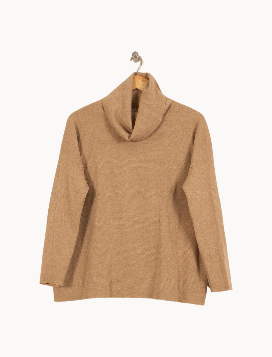 Pull Col Cheminée Beige - Taille S/36 de la marque ZAPA | PARAD64167 - Vendu par Paradigme - Image 2