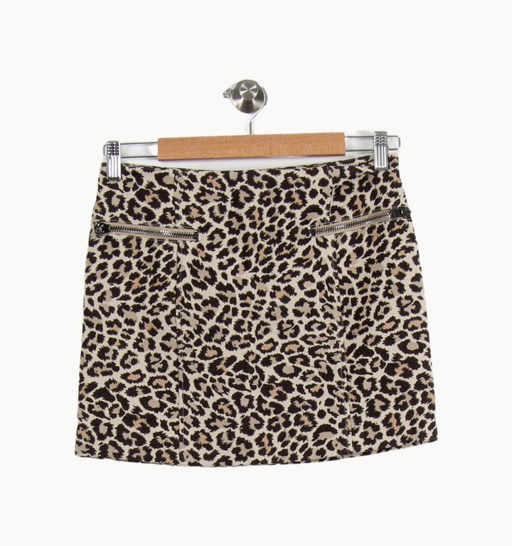 Jupe Courte Beige et Noire - Taille XS/34 de la marque Joseph | PARAD62292 - Vendu par Paradigme - Image 2