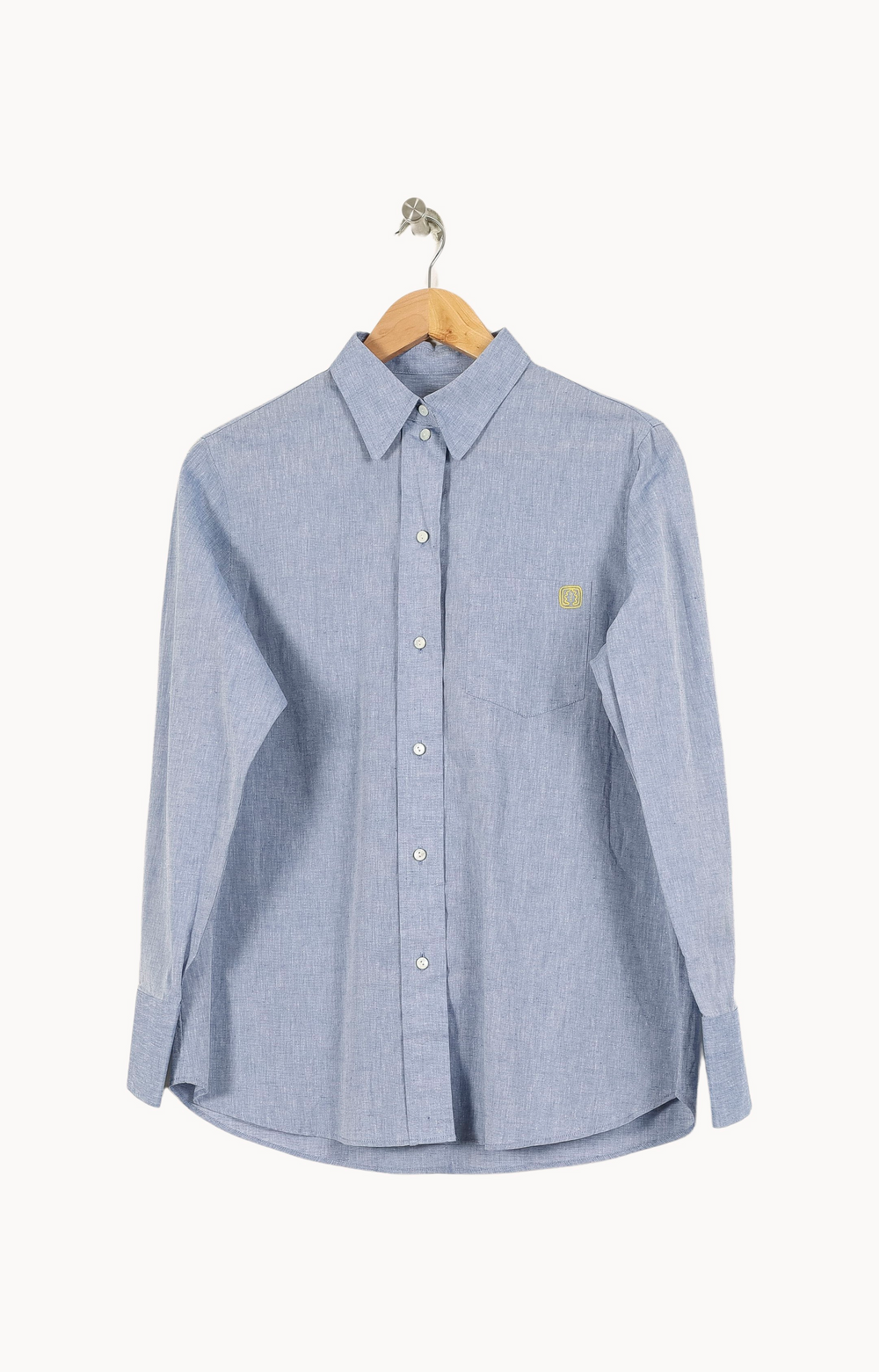 Chemise Bleue - Taille S/36 de la marque Ines de la Fressange Paris | PARAD67918 - Vendu par Paradigme - Image 2