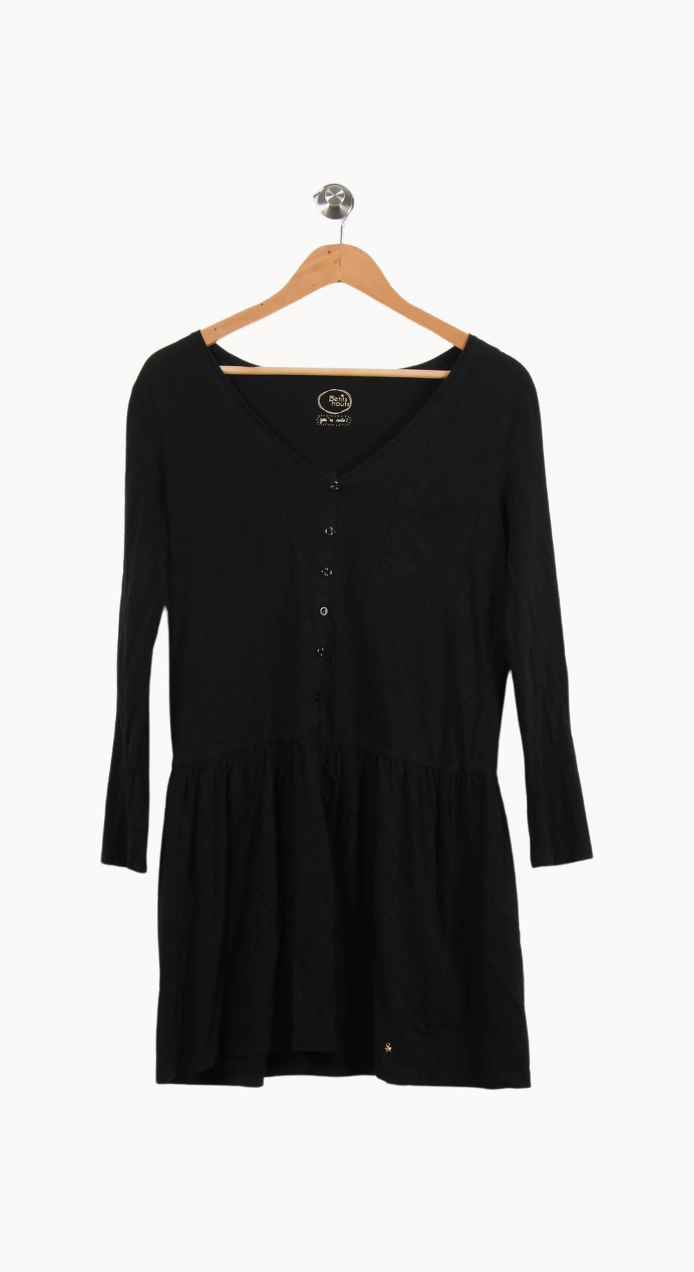 Robe Courte Noire - Taille XS/34 de la marque Des petits hauts | PARAD51295 - Vendu par Paradigme - Image 2