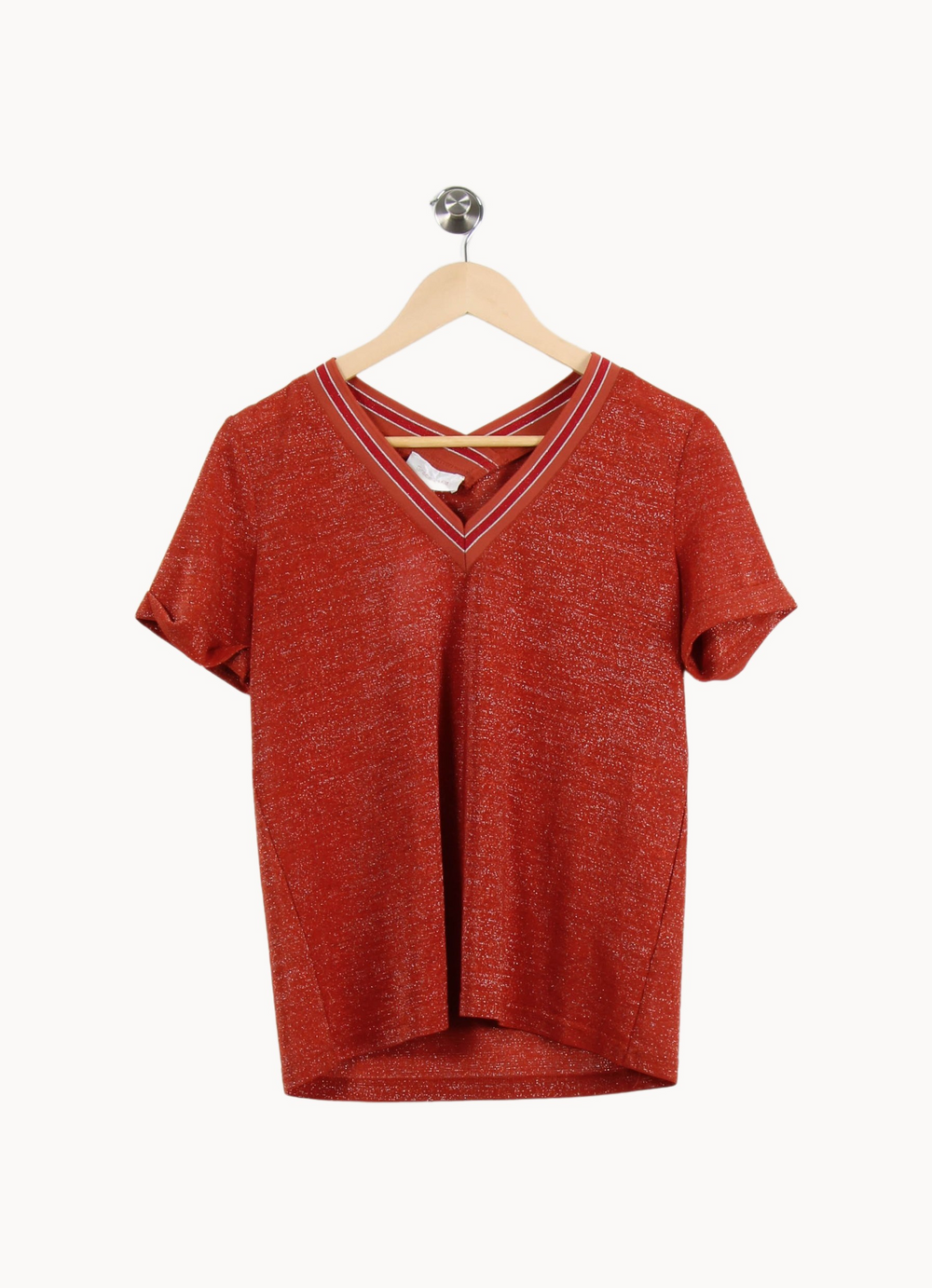 T-shirt Orange - Taille S/36 de la marque Grace & Mila | PARAD69160 - Vendu par Paradigme - Image 2