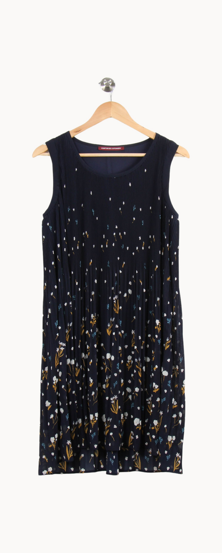Robe Midi Bleu et Jaune - Taille M/38 de la marque Comptoir des Cotonniers | PARAD65108 - Vendu par Paradigme - Image 2