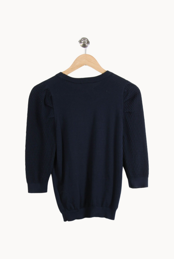 Pull Bleu - Taille S/36 de la marque Maison 123 | PARAD65085 - Vendu par Paradigme - Image 4
