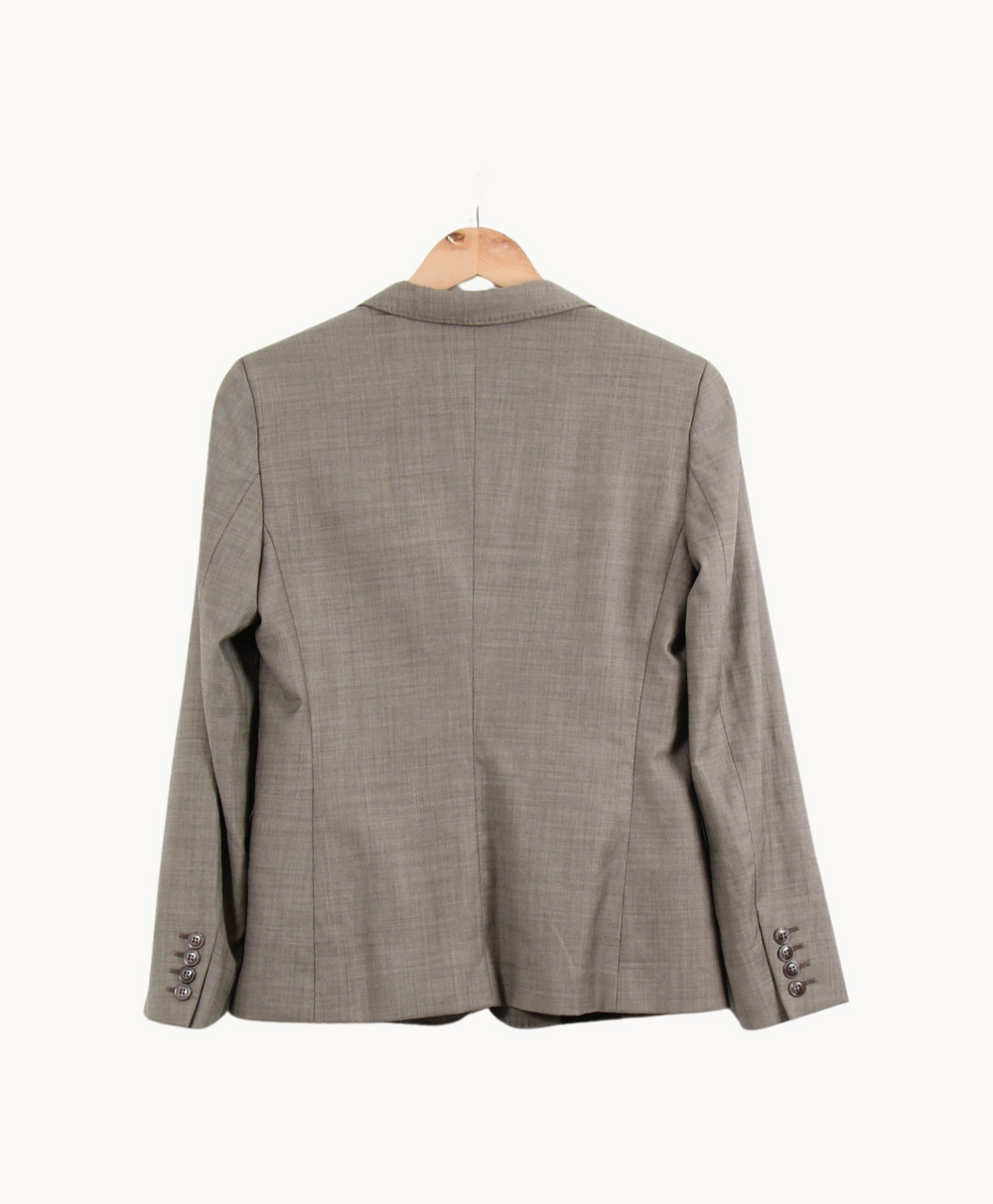 Blazer Gris - Taille M/38 de la marque Max Mara | PARAD64886 - Vendu par Paradigme - Image 4