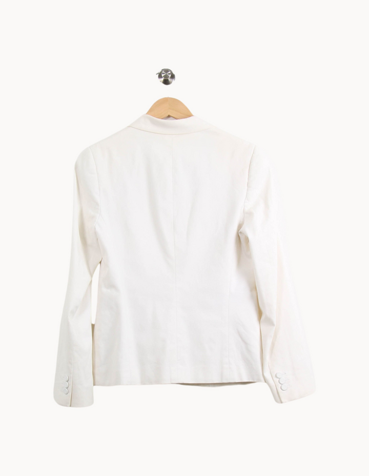 Veste Blanche - Taille L/40 de la marque Joseph | PARAD64931 - Vendu par Paradigme - Image 4