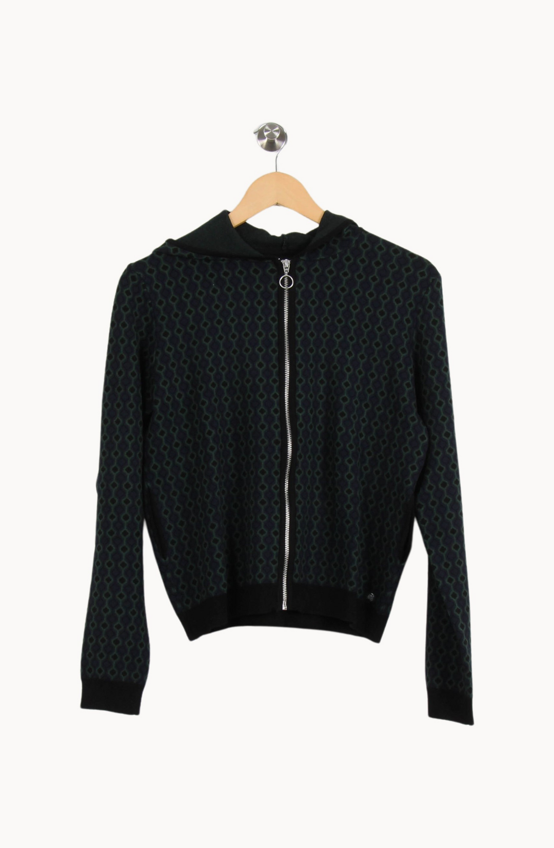 Cardigan Vert et Noir - Taille L/40 de la marque IKKS | PARAD67161 - Vendu par Paradigme - Image 2