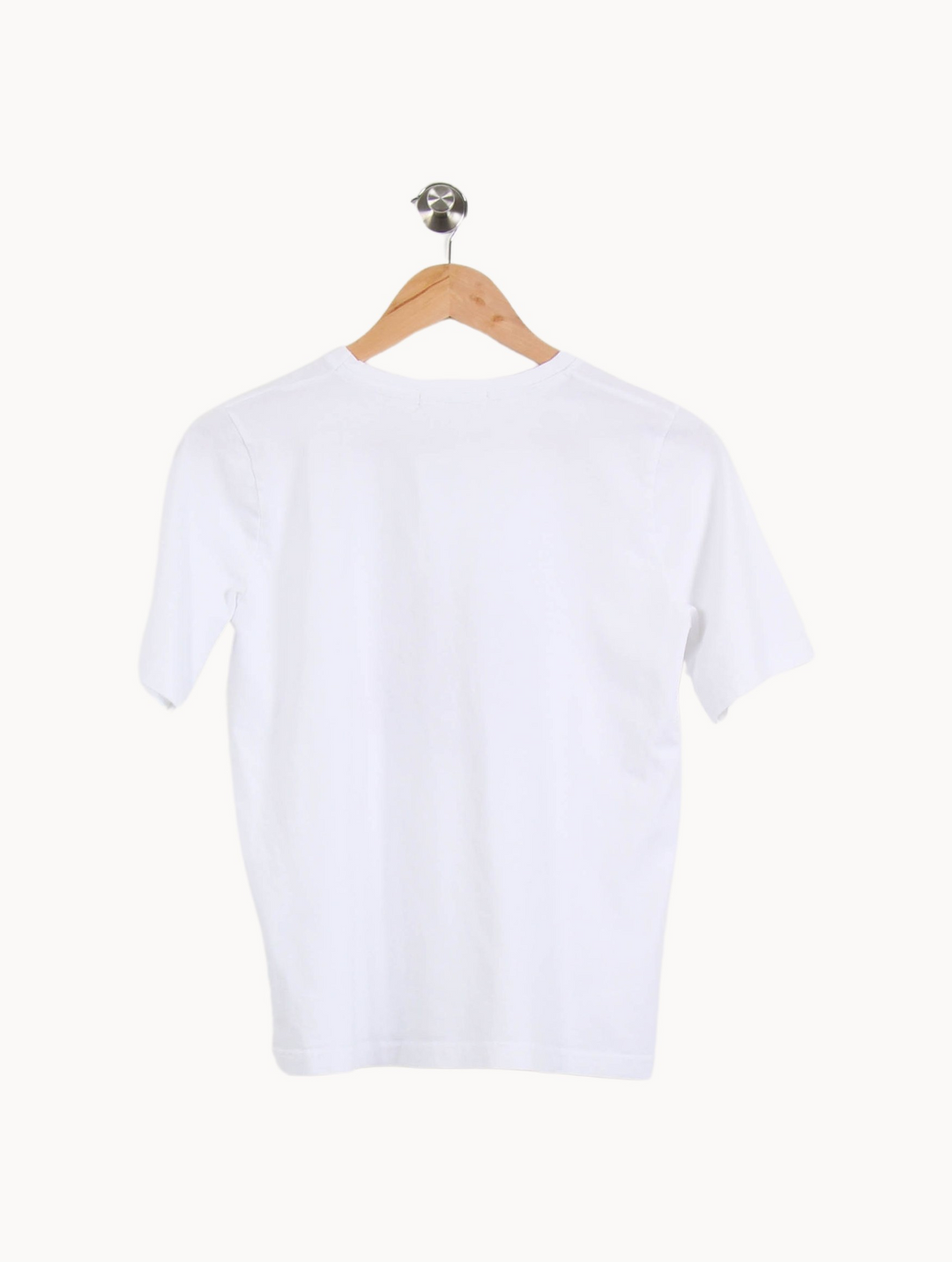 T-shirt blanc avec motif - Taille S/36 de la marque Mister K | PARAD45534 - Vendu par Paradigme - Image 4