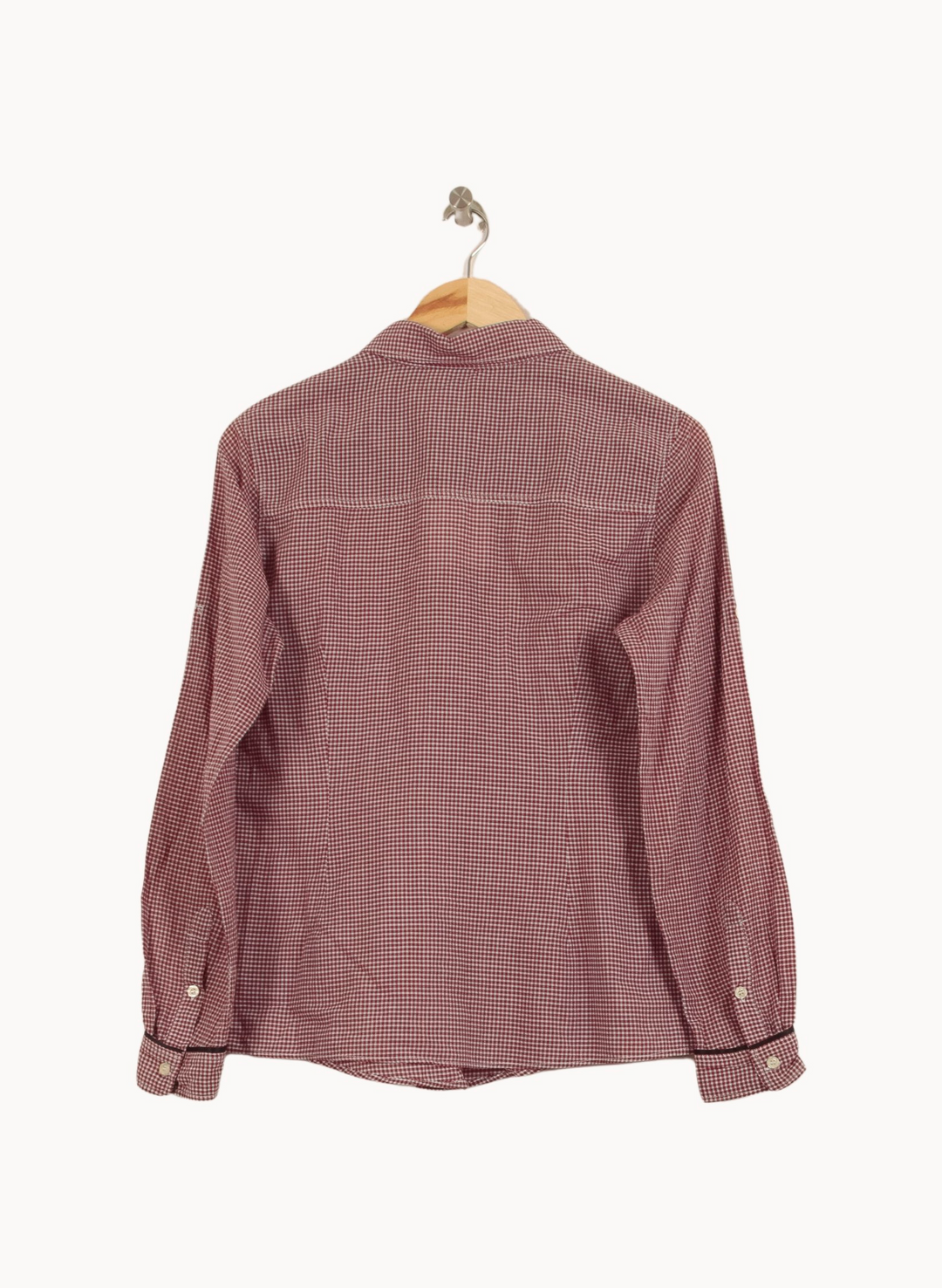Chemise À Carreaux Rouge et Blanc - Taille L/40 de la marque IKKS | PARAD53533 - Vendu par Paradigme - Image 4