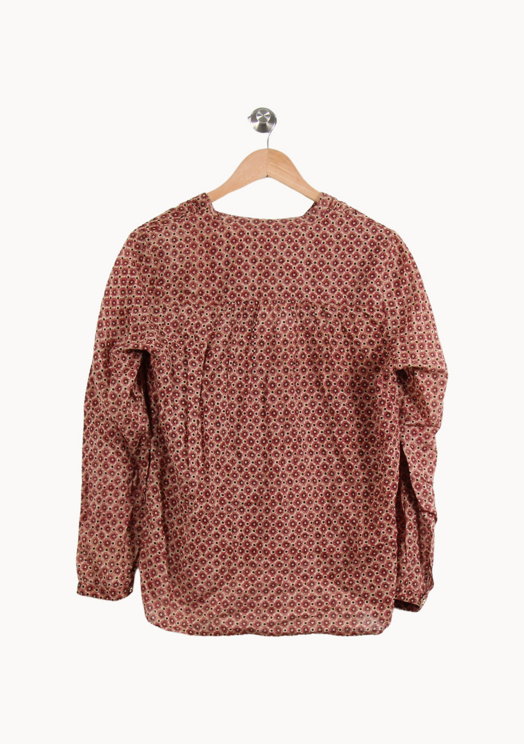 Blouse Rouge et Beige - Taille M/38 de la marque Laurence Bras | PARAD44833 - Vendu par Paradigme - Image 4