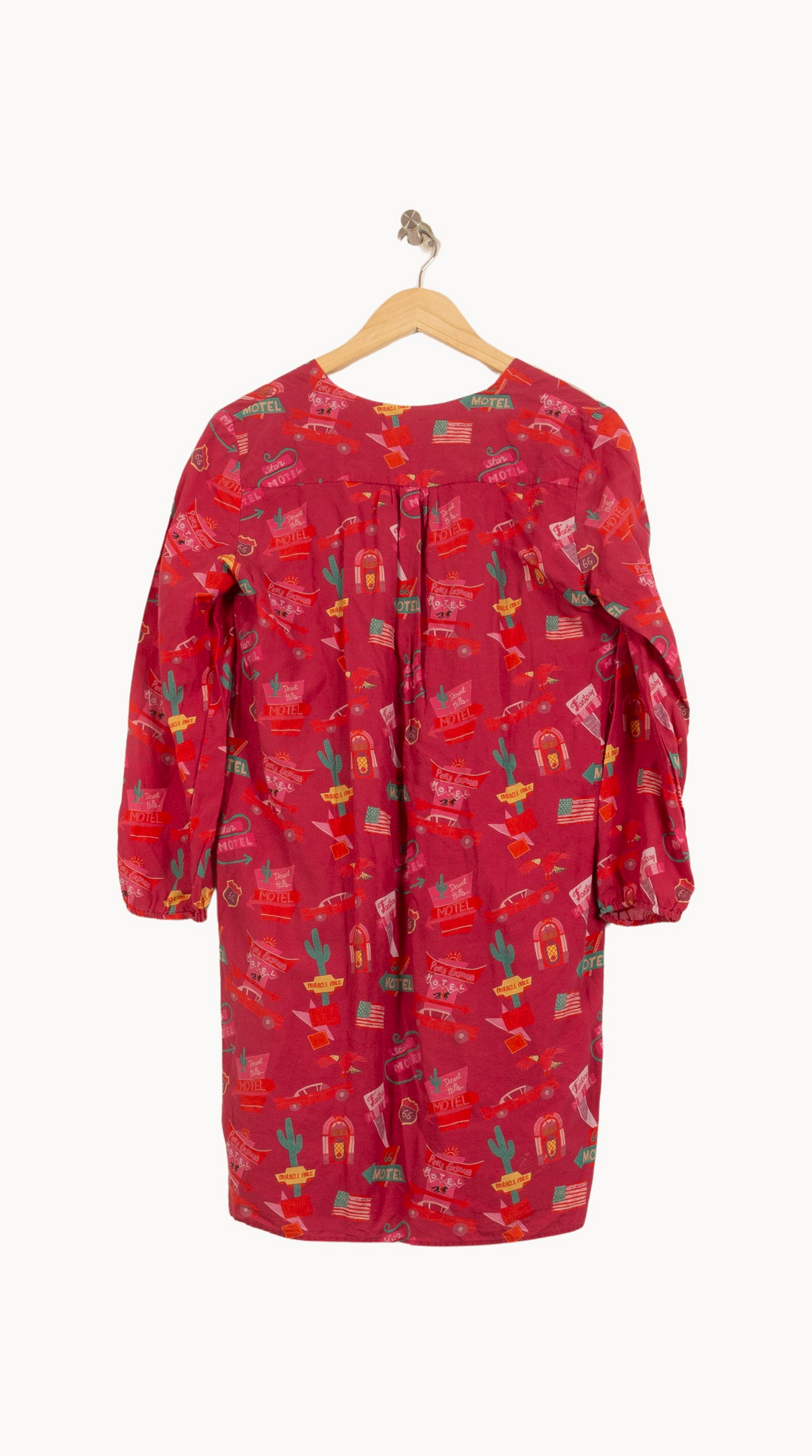 Robe Imprimée Rose - Taille S/36 de la marque Soi Paris | PARAD64110 - Vendu par Paradigme - Image 4