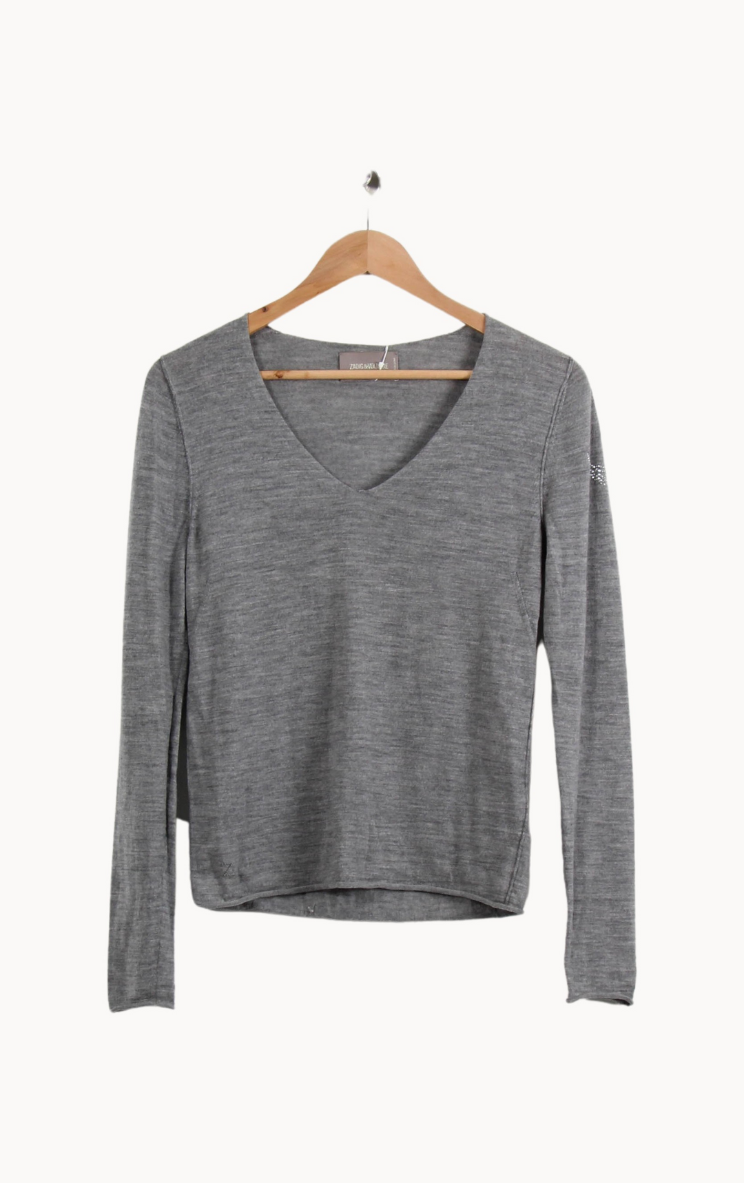 Pull Gris - Taille S/36 de la marque Zadig&Voltaire | PARAD67628 - Vendu par Paradigme - Image 2